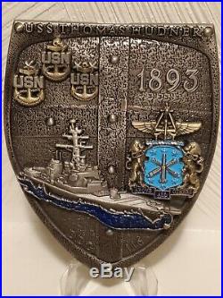 USS Thomas Hudner (DDG 116)/VFA-32 CPO Mess Navy Chief Challenge Coin Set