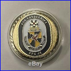 USS Vandegrift (FFG-48) Presented by the Commanding Officer Navy Challenge Coin