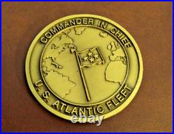 US Atlantic Fleet Commander In Chief Navy Challenge Coin