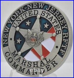 US Marshal New York New Jersey RFTF Commander Secret Service Navy Challenge Coin US Marshal New York New Jersey RFTF Commander Secret Service Navy Challenge Coin