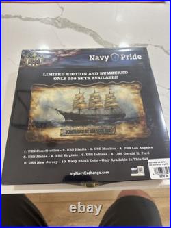 US NAVY 250TH 10 LIMITED EDITION and NUMBERED CHALLENGE COIN SET