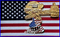 US NAVY SEAL ALPHA MONKEY Challenge Coin Rare Serial #'d 034