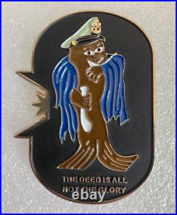 US NAVY SEAL TEAM ONE 1 USN Chief Petty Officer CPO Mess Navy Challenge Coin
