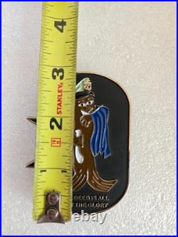 US NAVY SEAL TEAM ONE 1 USN Chief Petty Officer CPO Mess Navy Challenge Coin