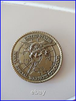 US Naval Special Warfare Command Military Navy Seals Challenge Coin