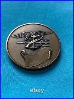 US Naval Special Warfare Unit 2 Dragon/Eagle Bronze Navy Challenge Coin Collect