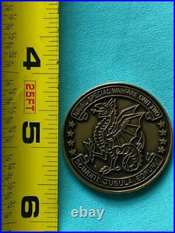 US Naval Special Warfare Unit 2 Dragon/Eagle Bronze Navy Challenge Coin Collect