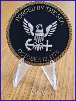 US Navy 250th Birthday Challenge Coin Brand New Authentic 2.25 Inches