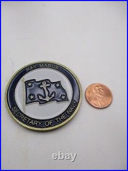 US Navy 75th Secretary of the Navy Ray Mabus Challenge Coin