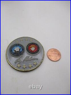US Navy 75th Secretary of the Navy Ray Mabus Challenge Coin
