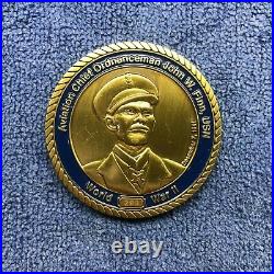 US Navy AOC John Finn WWII Pearl Harbor Medal of Honor Challenge Coin Numbered