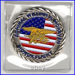 US Navy Admiral William H. McRaven Honor Flight Challenge Coin Navy Seal