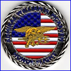US Navy Admiral William H. McRaven Honor Flight Challenge Coin Navy Seal