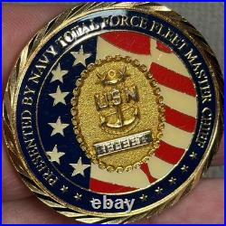 US Navy Bureau of Naval Personnel Navy Total Force Fleet Master Chief Challenge