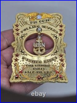 US Navy CPO challenge coin / The Shiny 8 / Ultra Rare