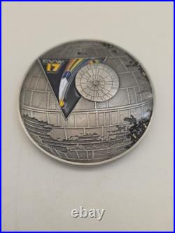 US Navy CVW 17 Challenge Coin Death Star Millennium Falcon