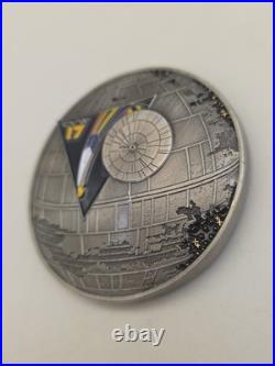 US Navy CVW 17 Challenge Coin Death Star Millennium Falcon