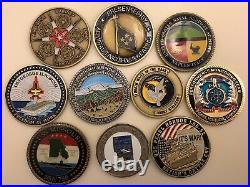 US Navy Challenge Coin Lot of 10