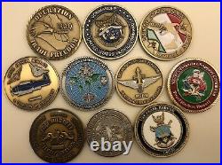 US Navy Challenge Coin Lot of 10