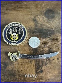 US Navy Challenge Coin Naval Station Norfolk CPOA Chiefs Mess CPO