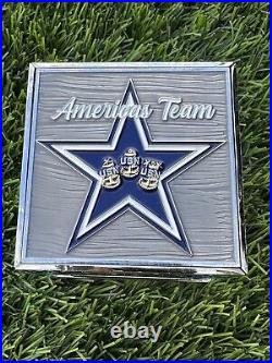 US Navy Chief Challenge Coin Dallas Cowboys Goat NFL WeDemChiefs