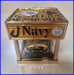 US Navy Chief Mess CPO Challenge Coin FY-23 Pearl City Peninsula Hat Box V2