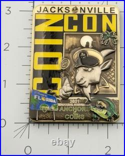 US Navy Chief Petty Officer 904 Goats Jacksonville Coin-Con 2021 Challenge Coin