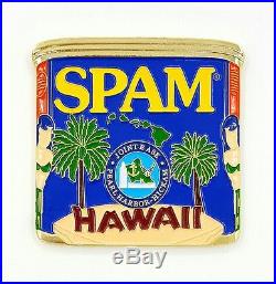 US Navy Chief SPAM Joint Base Pearl Harbor Hickam Hawaii CPO Mess Challenge Coin
