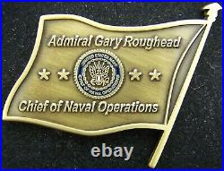 US Navy Chief of Naval Operations Admiral Gary Roughead Challenge Coin