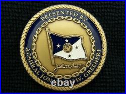 US Navy Chief of Naval Operations CNO Admiral Jonathan Greenert Challenge Coin