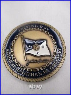 US Navy Chief of Naval Operations CNO Admiral Jonathan W Greenert Challenge Coin