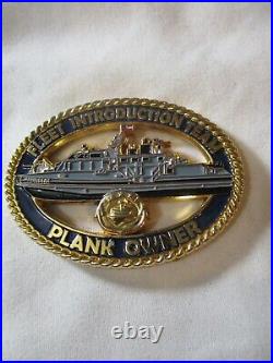 US Navy Coastal Riverine Force Command Boat Plank Owner Challenge Coin