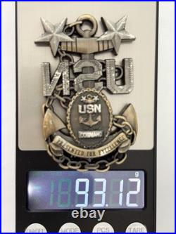 US Navy Command Anchor Shaped USN Excellence Award Challenge Coin J#31