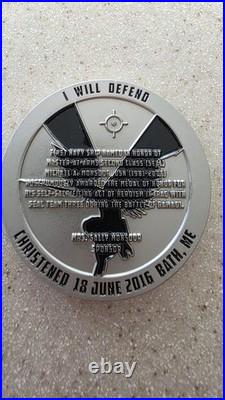 US Navy DDG 1001 USS MICHAEL MONSOOR commissioning Challenge Coin