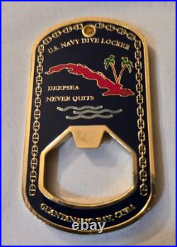 US Navy Dive Locker Guantanamo Bay In Communist Waters Diver Challenge Coin