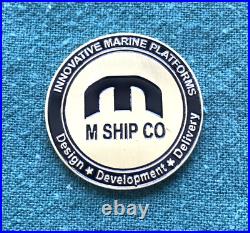 US Navy Experimental Stealth Ship M80 Stiletto by M Ship Co NSW Challenge Coin