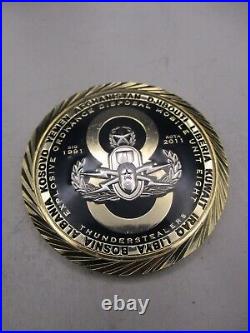 US Navy Explosive Ordnance Disposal EOD Mobile Unit Eight Challenge Coin / 8