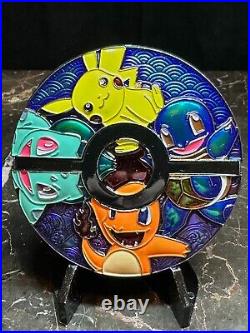 US Navy FCPO Challenge Coin Pokemon Naval Hospital Yokosuka OD Version