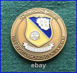 US Navy Flight Demonstration Sqdn Blue Angels Commanding Officer Challenge Coin