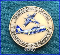 US Navy Flight Demonstration Sqdn Blue Angels Commanding Officer Challenge Coin