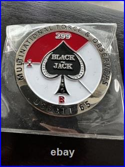 US Navy Hawaii Multinational Force & Observations Challenge Coin Blackjack