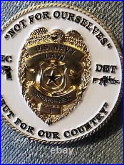 US Navy LAW ENFORCEMENT SEC DET Naval Air Station Lemoore CA. Challenge Coin