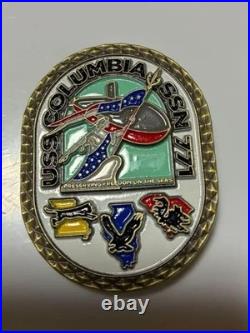 US Navy Los Angeles Class Nuclear Submarine Columbia Commander Challenge Coin