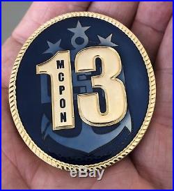 US Navy MCPON #13 Mike Steven Challenge Coin CPO / Navy Chief Navy Pride. USN