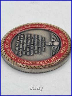 US Navy MOH AVN ORD Chief John W Finn Pearl Harbor WW2 Challenge Coin Limited