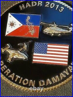 US Navy Marine Corps HADR 2013 Operation Damayan Philippines Challenge Coin