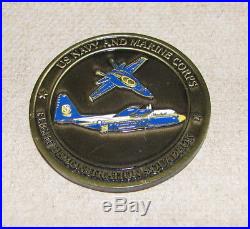 US Navy & Marines Corps Demonstration Squadron Blue Angels Challenge Coin RARE