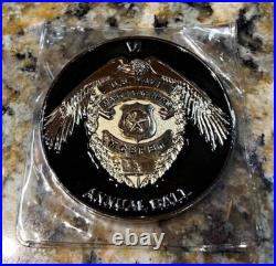 US Navy Master At Arms Challenge Coin MAA Annual Ball Eagle Special Warfare 1973