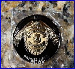 US Navy Master At Arms Challenge Coin MAA Annual Ball Eagle Special Warfare 1973