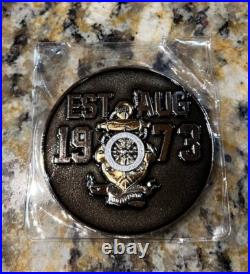 US Navy Master At Arms Challenge Coin MAA Annual Ball Eagle Special Warfare 1973